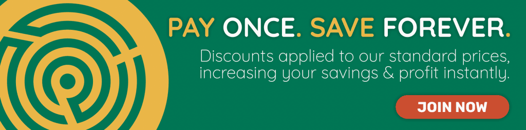 Printulu Loyalty Program banner: pay once, save forever