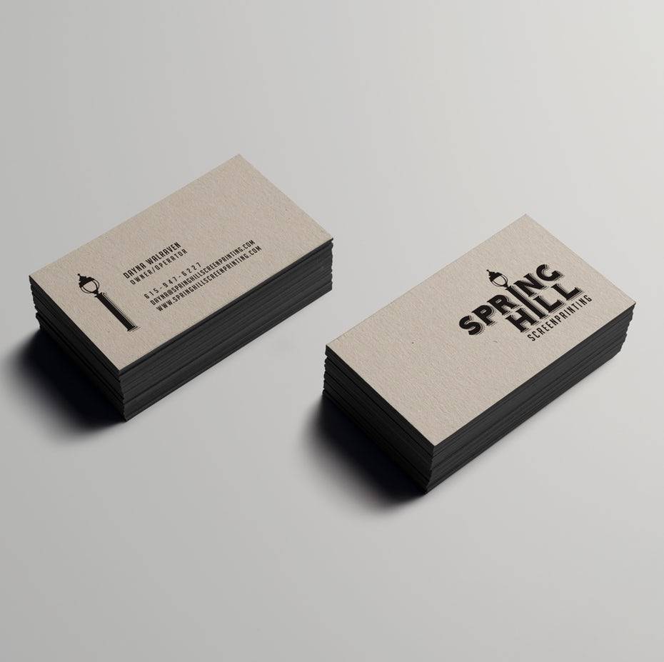 Spring Hill Business Cards