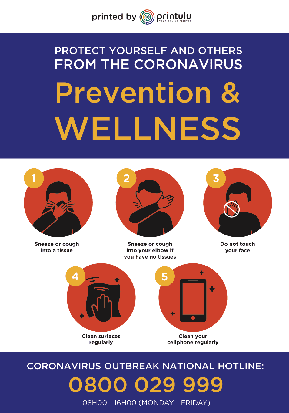 Prevention and wellness poster