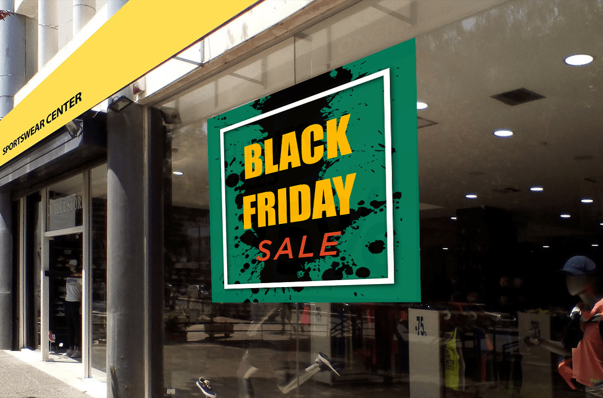 Black friday sale signage