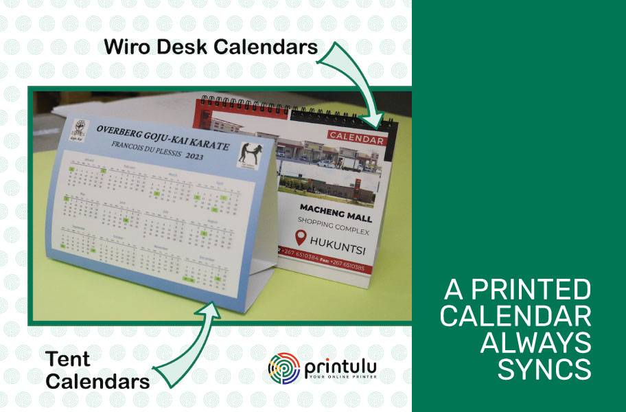 Blog Printed Calendar