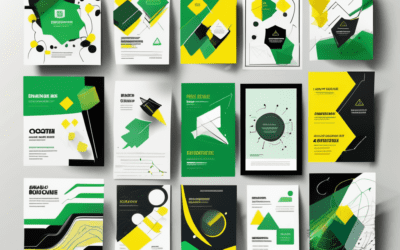 Various types of flyers in different shapes and colors