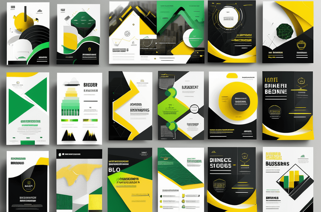 Various business flyer templates