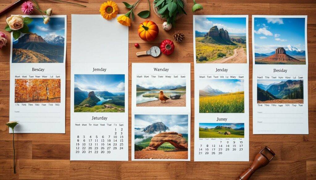 photography in calendars