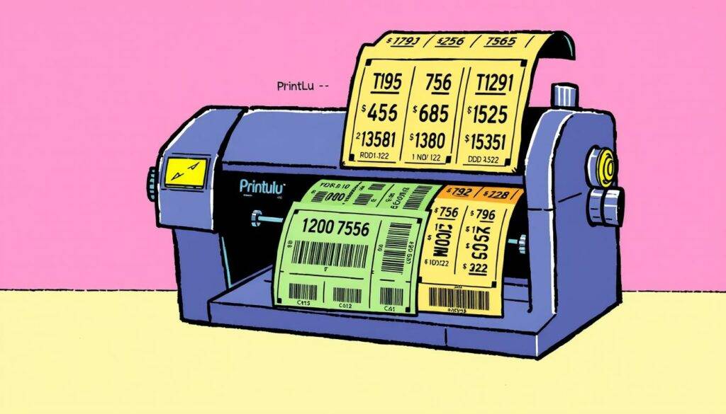 sequential ticket printing