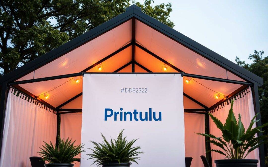 branded gazebo